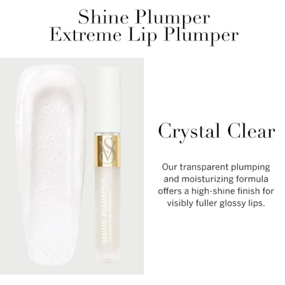 Victoria's Secret Shine Plumper Expreme Lip Plumper In Crystal Clear - Picture 3 of 7